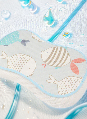 赛小黄鸭诺儿童枕席枕套SINO类MAXA50×30山宝宝姆苎麻凉席枕头套