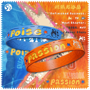 S2原创 威少亚历山大传承系列sample手环  雷霆球迷运动周边礼物