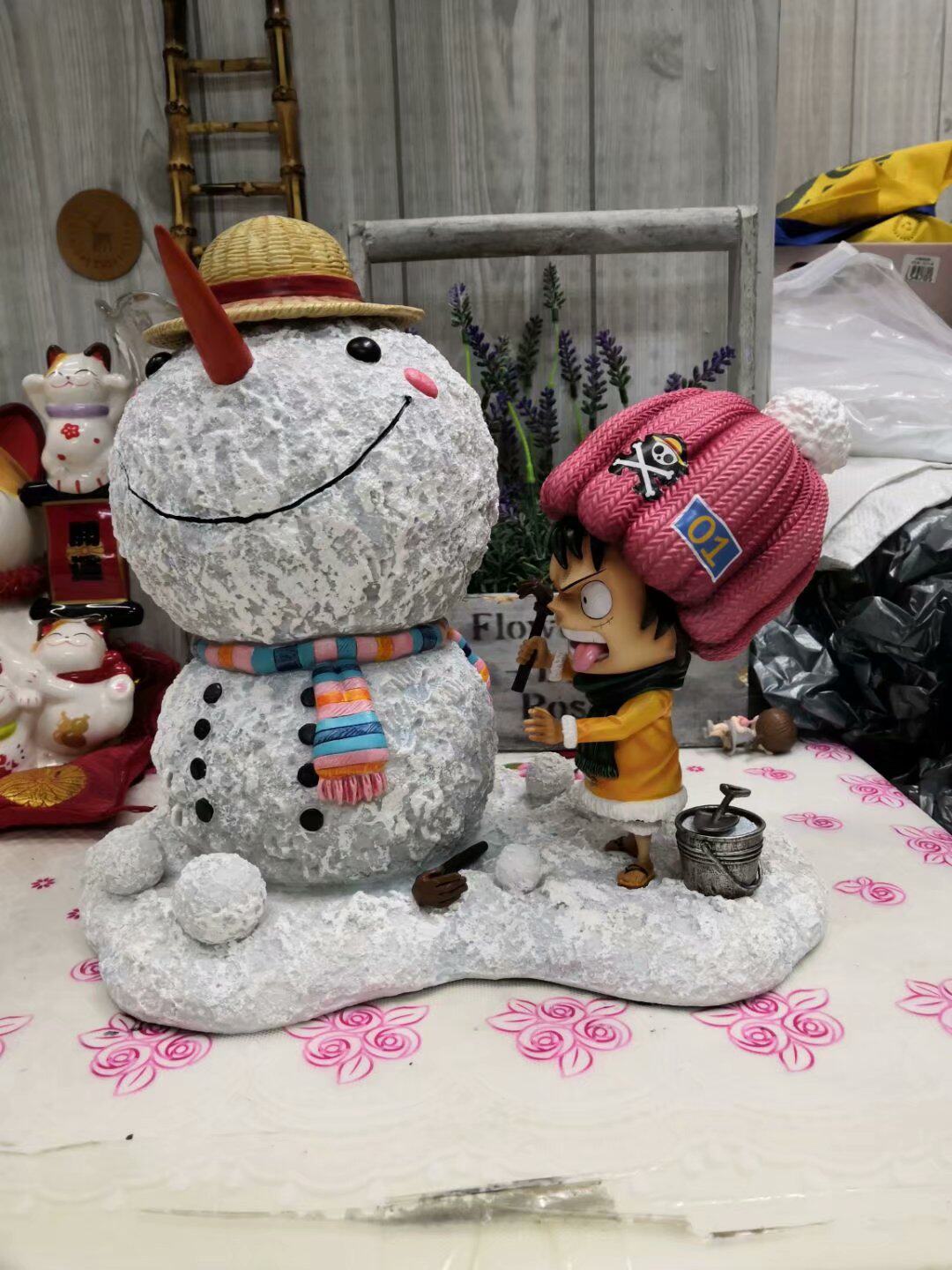 One Piece showhand Hat group Snowman scene The snow Monkey D Luffy gk Garage Kit Modelin the Play mode/Anime/Periphery/cos/Board games , Hand to do/Toy/Dolls/BJD/Soldier , Other hand do  category - from Buy2taobao.com to provide professional Taobao agent buy service