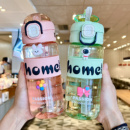 水壺 兒童吸管水杯女生可愛雙飲水瓶女童杯子小學生上學專用新款