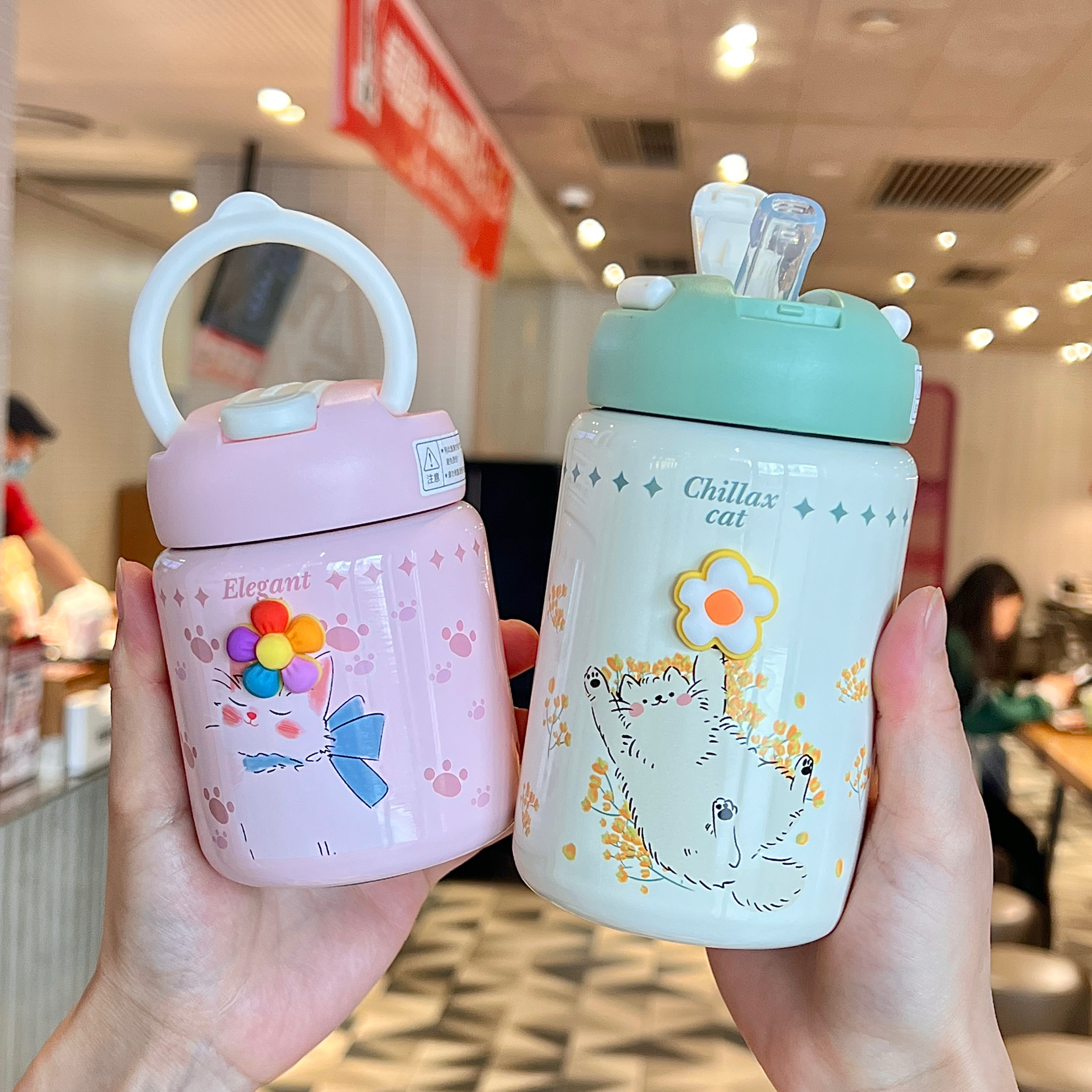 迷你保温杯女316不锈钢水杯2025新款高颜值小巧便携手提随身杯子