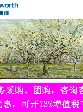 创维W55D 55英寸4K超高清120Hz高刷28.9mm超薄无缝贴墙全面屏电视