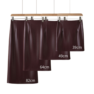 2026秋冬新款 海宁真皮皮裙女高腰显瘦绵羊皮包臀裙气质性感半身裙