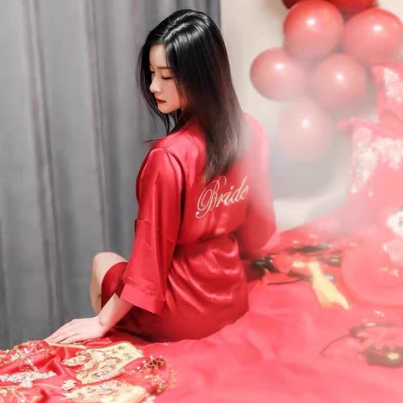 WEDDING GOWN BRIDE SATIN CHAMPAGNE COLOR PLUS SIZE SISTERS GROUP NEW CHINESE BRIDESMAID DRESS DRESS SMALL MAN SUMMER