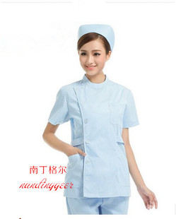 韩版 护士服分体套装女前台服长袖冬装口腔牙科美容药店ICU工作服