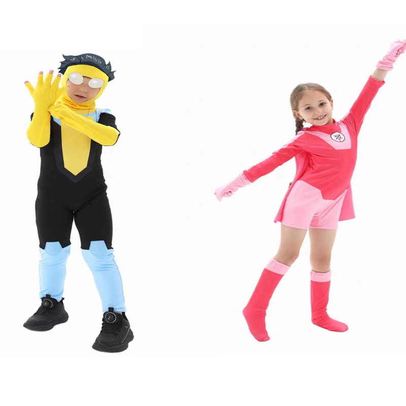 万圣节服装原子伊娃无敌小子儿童表演服cos道具装扮校园派对演出