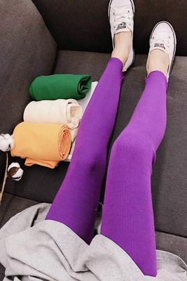 sunflower休闲裤秋冬绿色松紧腰