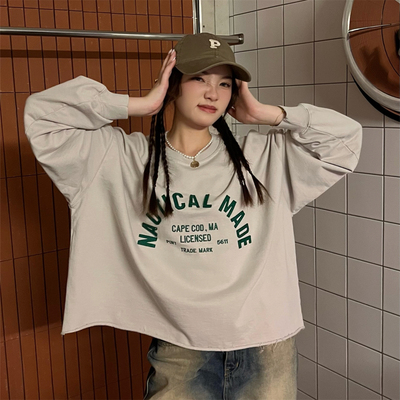 短款慵懒风JLSUNFLOWER长袖上衣