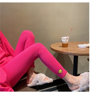 JL SUNFLOWER灰色打底裤子女潮ins秋新款高腰修身显瘦铅笔小脚裤