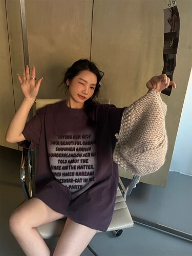 加厚短袖磨毛打底衫女纯棉上衣t