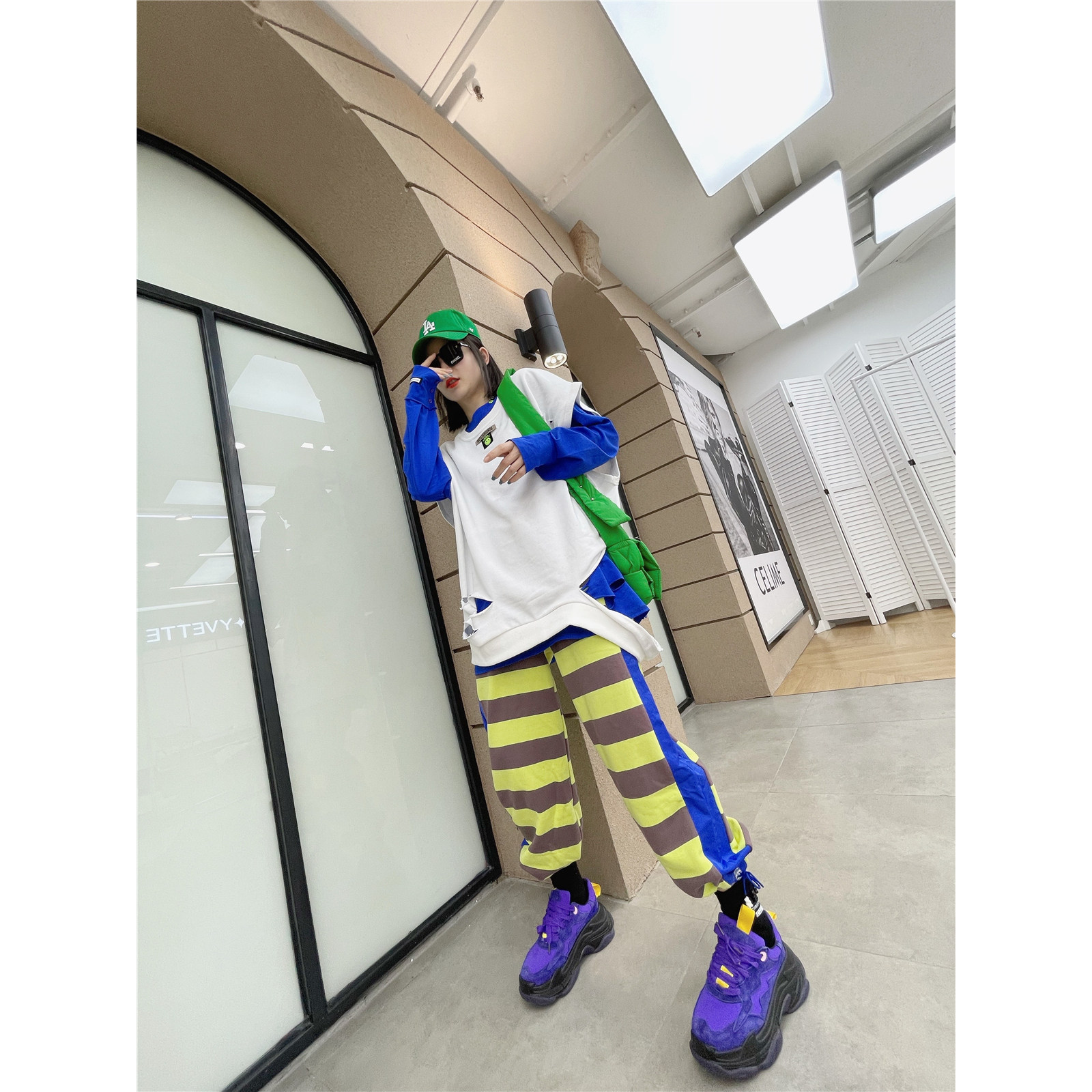 欧洲站个性马甲背心女春装新款bf街头风韩版潮范宽松时尚外搭马夹