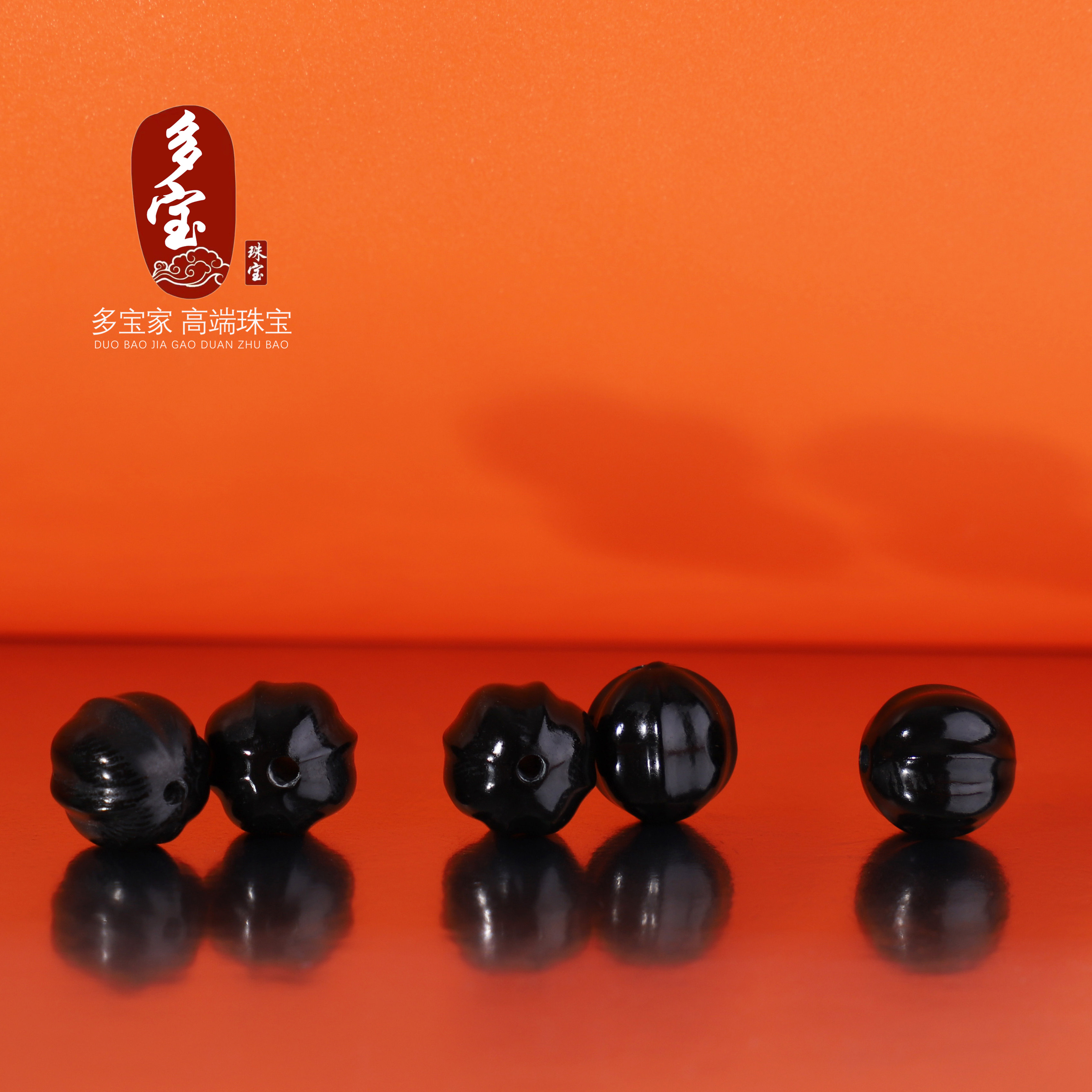 新疆和田玉墨玉散珠配珠单颗图片