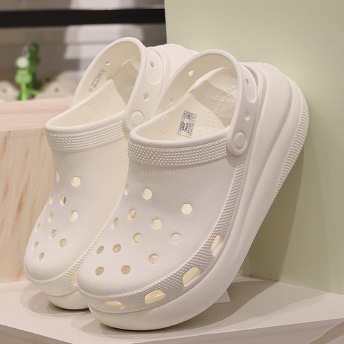 crocs洞洞鞋泡芙实惠防滑耐穿