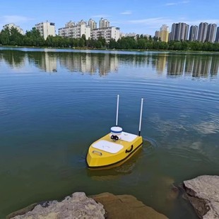 RTK测深仪无人船水下地形地貌测量单波束地形测绘声呐扫描河道湖