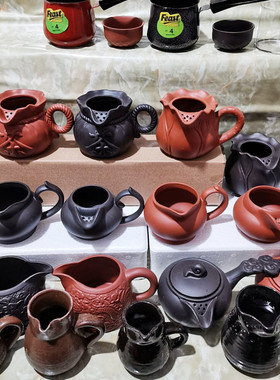 甘肃罐罐茶煮茶罐 西和煮茶罐子 紫砂红砂手工茶壶玻璃茶壶公道杯