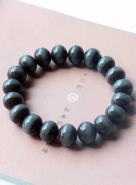 和田玉糖玉猫眼一线天手链男款