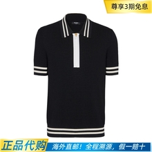 POLO衫 花押字提花短袖 巴尔曼 正品 H1GB023 Balmain 代购 男士