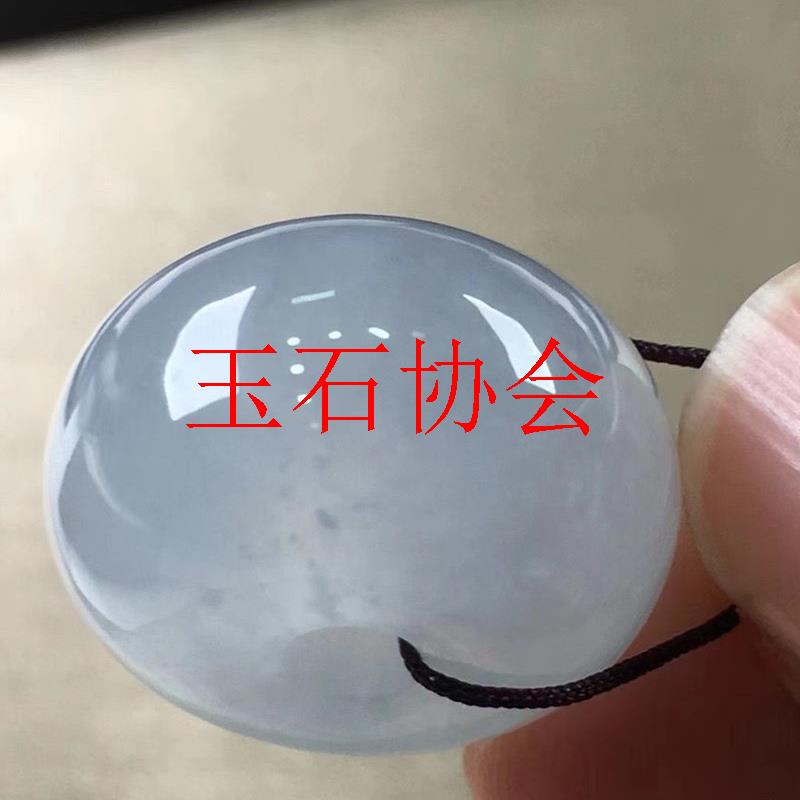 翡翠色路路通吊坠老坑缅甸冰种飘花转运珠男女款玉坠挂件锁骨项链