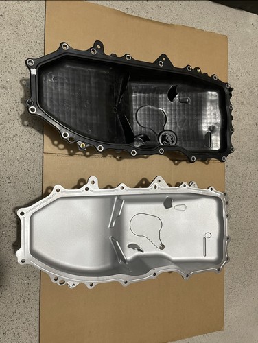 适用于凯迪拉克XT6新款发动机油底壳铝合金改进原装塑料款