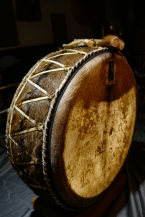 专业级图瓦鼓蒙古鼓羊皮鼓恒格尔鼓.音色浑厚正宗