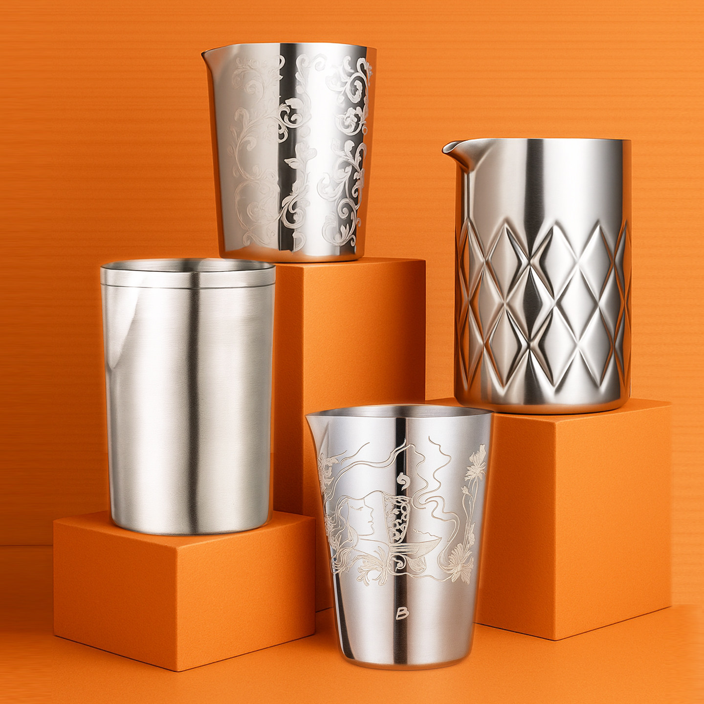 酒吧灵魂不锈钢金属专用鸡尾酒混合调酒搅拌杯调酒器MixingGlass,餐饮具,调酒器,淘宝优惠券,粉丝福利购,淘宝优惠卷