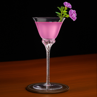 BSCK8120无铅水晶日式 螺纹马天尼鸡尾酒杯洋酒杯高脚杯Martini杯