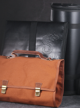 BARSOUL龙纹PVC调酒师比赛外出工具收纳包调酒器具套装组合系列