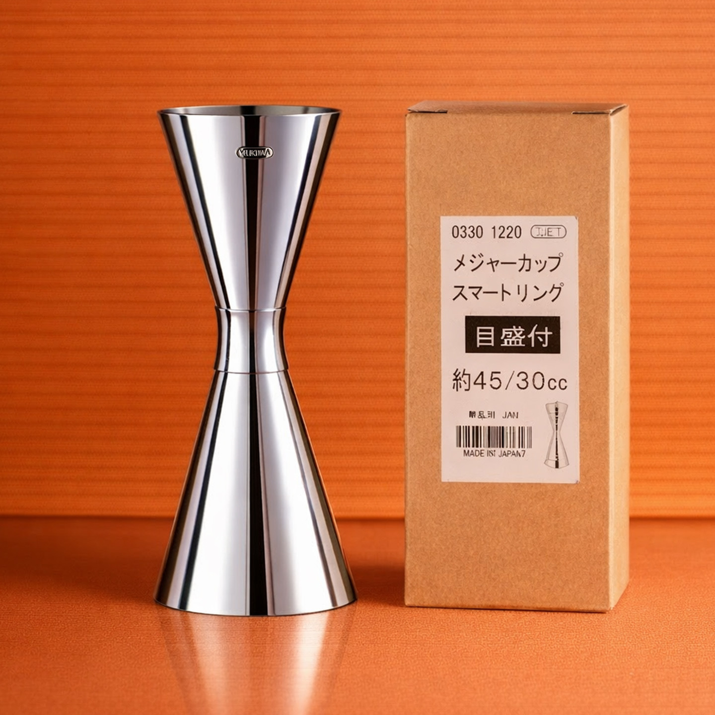 酒吧灵魂新款日本进口YUKIWA轻量化30/45ml量杯调酒师专业量酒器