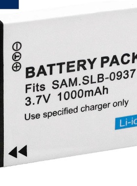 适用于SAMSUNG三星SLB-0937相机电池 SLB0937电池 全解码