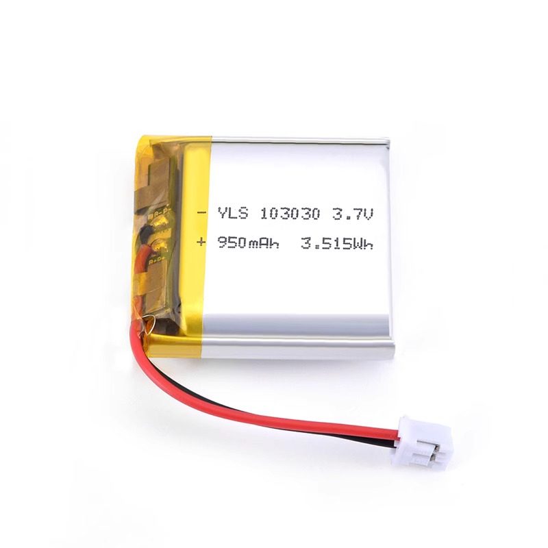 103030聚合物锂电池3.7V950mah物流扫码机蓝牙音箱LED灯充电电池