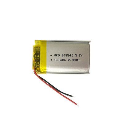 802540锂电池800mAh吸奶器按摩器头戴式钓鱼头灯锂电池