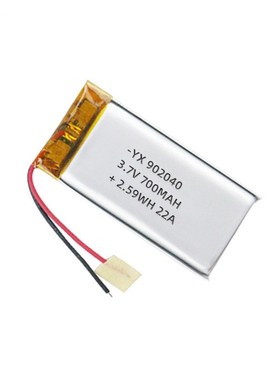 102040聚合物锂电池 3.7V 800mAh美容仪LED灯具电池 工厂