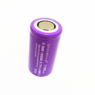 18350 1100MAH  3.7v 数码相机平头充电锂电池 高品质 StoveFire