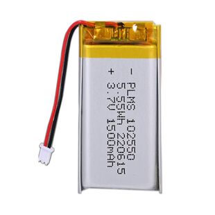 102550聚合物电池1500mAh强光手电筒玩具电池净水器雾化器锂电池