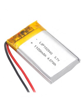 软包聚合物3.7V锂电池502540/602540/802540/102540 可充电电池