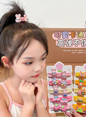 儿童卡通朱迪杰克发圈可爱动物发绳小女孩扎发编头绳宝宝皮筋头饰