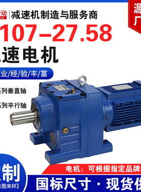 R107-27.58-13KW减速电机齿轮箱现货供应