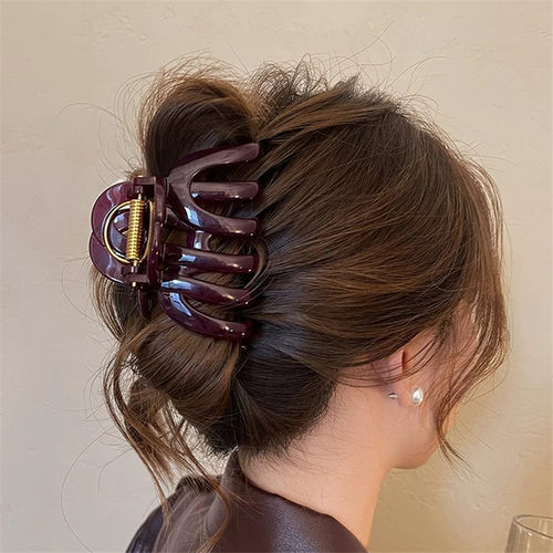 巨能抓~南瓜抓夹大号发量大鲨鱼夹2025新款高级感春发夹女后脑勺