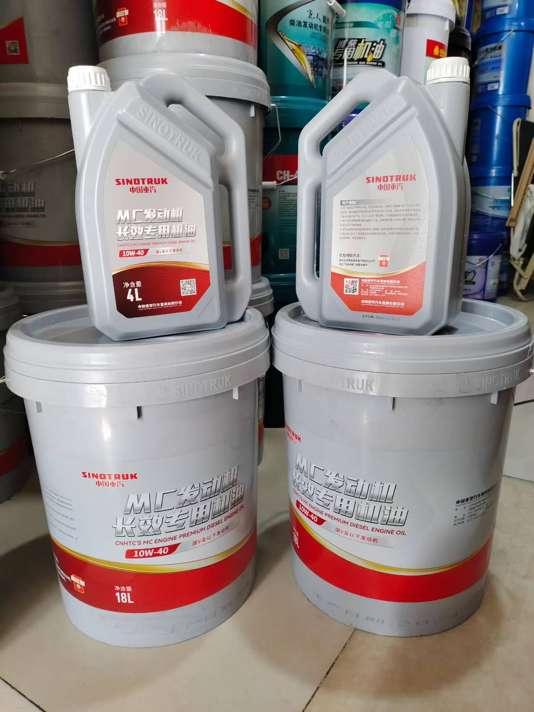 重汽原厂机油国五国六曼机油长效机油