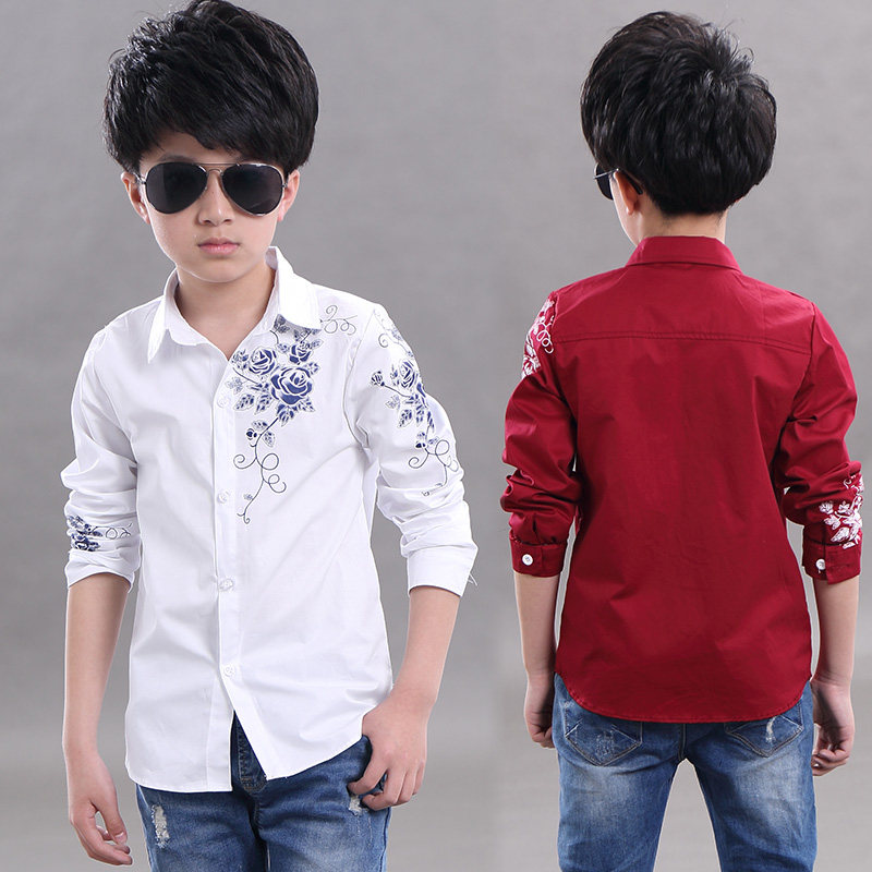 Chemise garcon à manche longue - Ref 2073744 Image 5