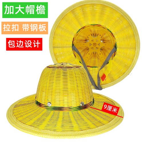 夏季竹编防晒透气遮阳帽太阳帽