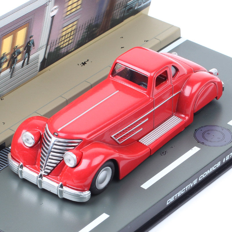 eaglemoss1:43蝙蝠侠#27蝙蝠车batman仿真汽车模型漫画动漫周边红