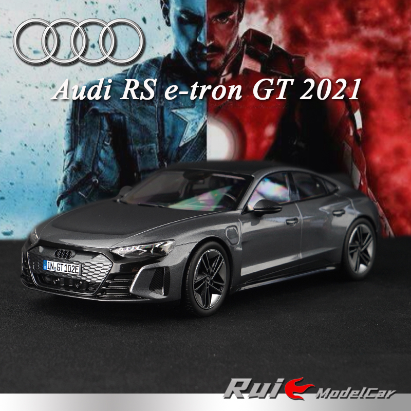 1:18德国奥迪原厂钢铁侠座驾audi rs e-tron gt 2021仿真汽车模型