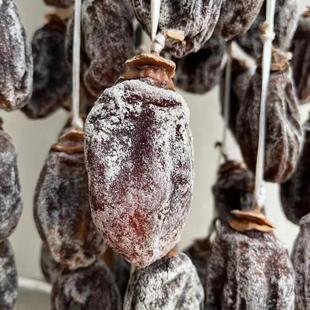 姬公尖柿饼 黄山网红手工吊柿自然挂霜流心歙县姬川鸡公尖无添加