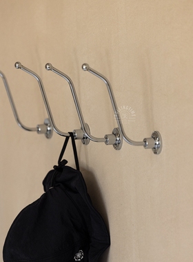 轴年Rolling time 复古黄铜衣帽钩 餐厅玄关壁挂钩 卧室墙面挂钩