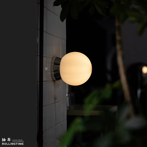 轴年复古过道餐厅球形吸顶壁灯