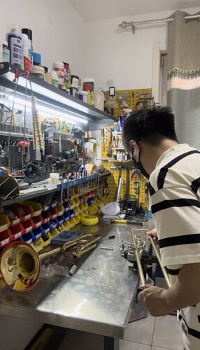 全国天津长号修理保养调试乐器服务 长号修理