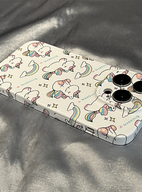 iPhone16promaxins独角兽适用苹果14手机壳iphone13promax新款超薄硬壳12可爱女软壳11X华为荣耀vivo小米oppo