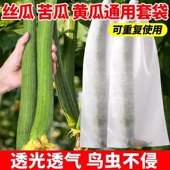 无纺布苦瓜适用套袋丝瓜黄瓜青瓜羊角蜜防虫袋保护袋防蜂果蝇套袋