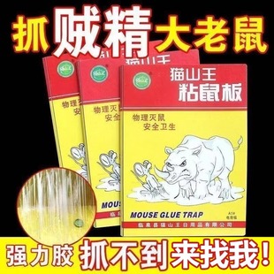 30张超强力粘鼠板捉粘大老鼠抓灭鼠捕鼠夹家用神器一窝端鼠贴耗子